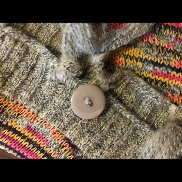 Indigo Thread Co. Multi Colored Poncho/Shawl - Picture 7 of 7